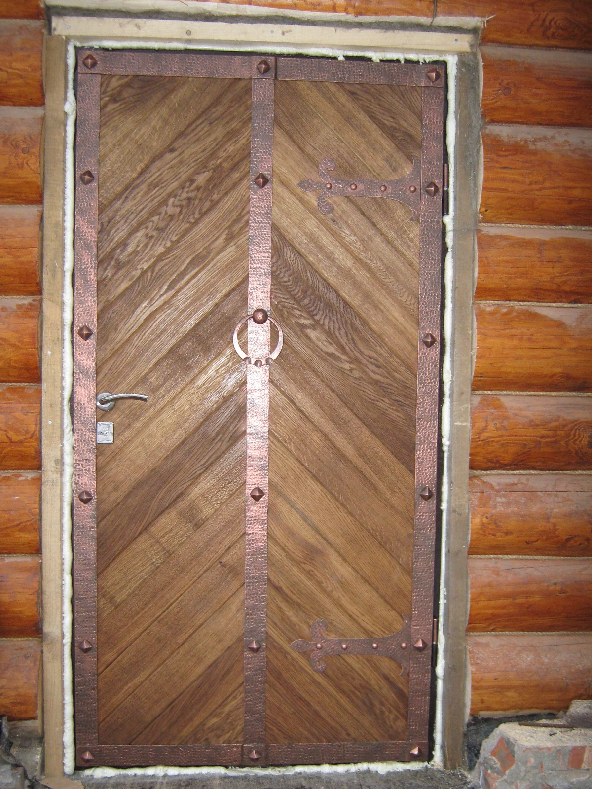 Кованая накладка на деревянную дверь или ворота Кузница Ковка для Дома ...